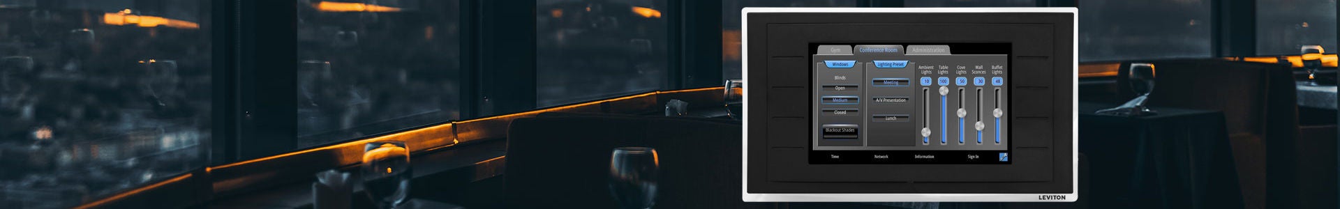 Control de iluminación táctil Sapphire