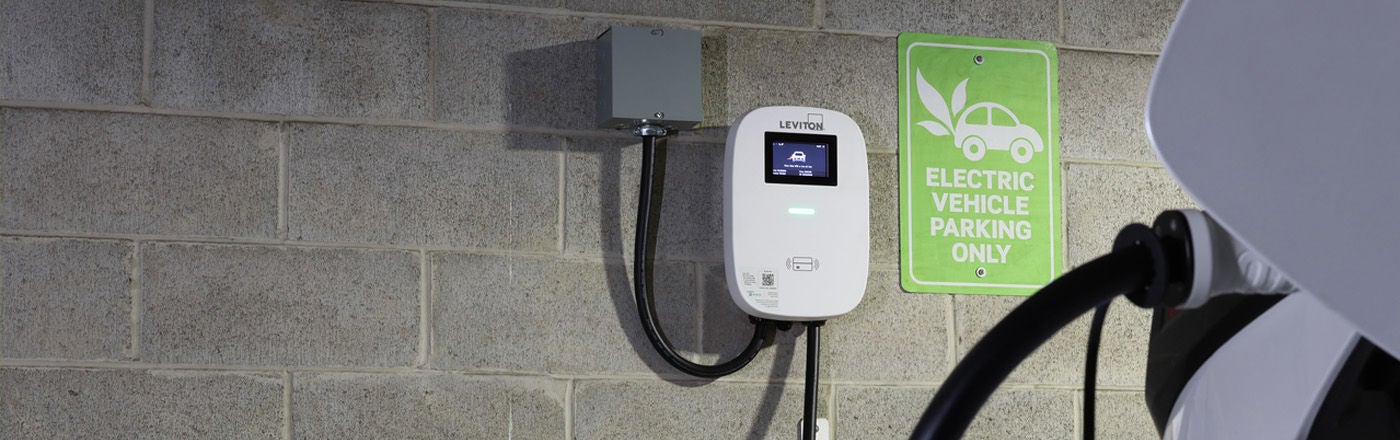 EV Series Pro en un garaje de carga